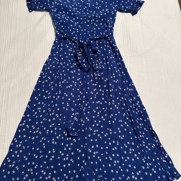 Faithful the Brand Farah Dress Cobalt Blue Size US 4 - Picture 9 of 9